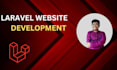 create a dynamic website using PHP laravel and react