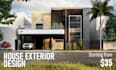 create house exterior design or house elevation