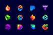 do modern minimalist tech startup app logo design