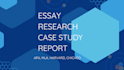 do urgent essay, research, report, case study in apa, mla, etc