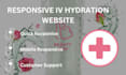 design and redesign reponsive iv hydration wedsite and therapy website