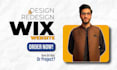 design wix website design squarespace redesign wix ecommerce store, landing page