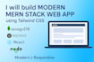 build a mern web application with react and node js