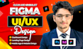 do figma website design, website mockup, figma design, figma mockup design
