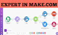 automate your processes using make, integromat, and API