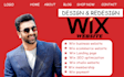 graphic design portfolio wix