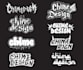 design custom streetwear logo y2k