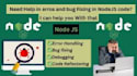 fix html, css, javascript, node js, express js, mongodb bugs