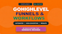 build a go high level ghl sales funnel and gohighlevel workflows automations