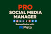 be your social media marketing manager
