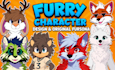 draw custom furry character design and original fursona oc