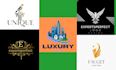 professional unique and minimalist business logo design
