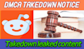 takedown remove report and delete reddit under dmca
