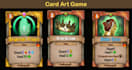 draw card game illustration, card game art