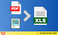 convert any image or PDF to excel spreadsheet or google sheets