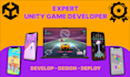 make hyper casual mobile PC, web, game for you using unity