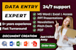 do any data entry, word, excel, powerpoint, PDF, and newsletter tasks