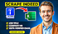 scrape indeed jobs posts, company, and their emails details hr