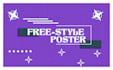 create free style poster