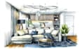 create an interior sketch