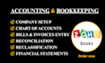 do accounting and bookkeeping using zoho books