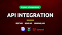 integrate rest, soap, graphql api