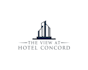 create modern luxury hotel concord logo design for you
