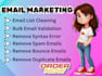 do bulk email validation, verification and email list cleaning service