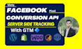 setup facebook pixel conversion API with ga4, server side tracking with GTM