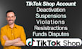 reactive your account with any violations, suspensions and deactivation