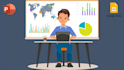 create formal power point presentation or pitch deck