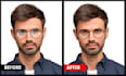 remove reflection and glare from glasses