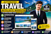create a travel affiliate website for hotels, flights and passive income