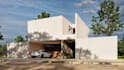 create a photorealistic architectural exterior render