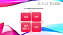 prepare and efile w9, w8 ben, w8 ben e, w2