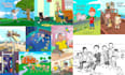 create amazing whimsical story book illustrations