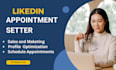 be your b2b sales manager and linkedin  appointment setter