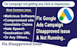 fix google ads campaign disapproved or not running issue