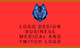 do design  business medical   and twitch logo