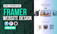 framer developer, interactive framer website design figma to framer landing page