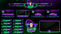 design animated twitch overlay, twitch logo, twitch stream package