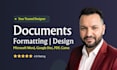 do microsoft word document formatting, editing, and design template