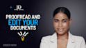 provide proofreading, line editing, copy and developmental editing