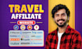 make automated travel affiliate marketing website with autoblog