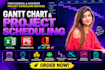 prepare construction schedule on primavera p6 or ms project
