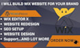 do wix website design redesign wix website wix revamp wix website clone