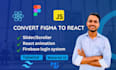 convert figma to react tailwind material ul firebase website design