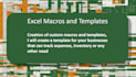 excel macros and templates