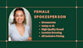 create a female spokesperson video