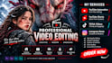 professionally edit your youtube video